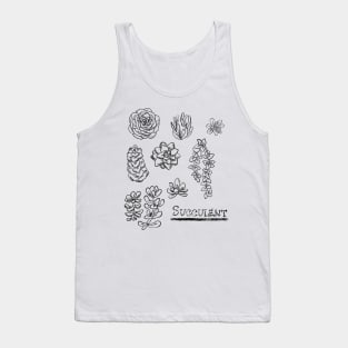 Succulents Tank Top